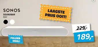 Obbink Sonos soundbar aanbieding