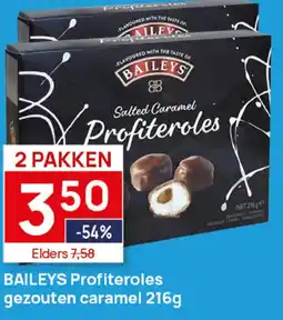 Butlon Baileys profiteroles gezouten caramel aanbieding