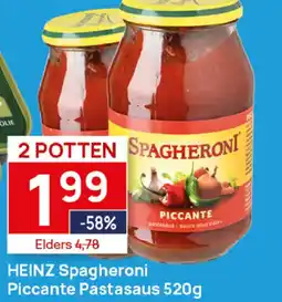 Butlon Heinz spagheroni piccante pastasaus aanbieding