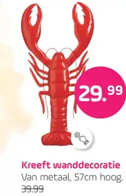 Coppelmans Kreeft wanddecoratie aanbieding