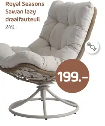 Coppelmans Royal Seasons Sawan lazy draaifauteuil aanbieding