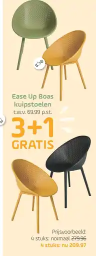 Coppelmans Ease Up Boas kuipstoelen aanbieding