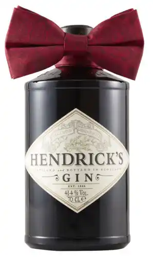 Gall & Gall Hendrick's Gin Vlinderdas 70CL Cadeau aanbieding