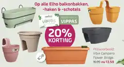 Coppelmans Op alle Elho balkonbakken, haken & schotels aanbieding