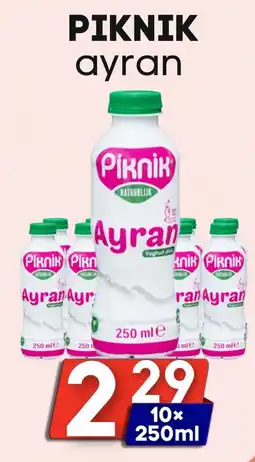 Özbaktat Supermarkt Piknik ayran aanbieding