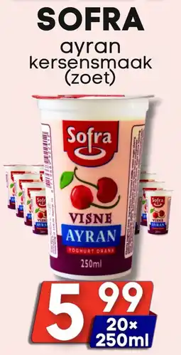 Özbaktat Supermarkt Sofra ayran kersensmaak aanbieding