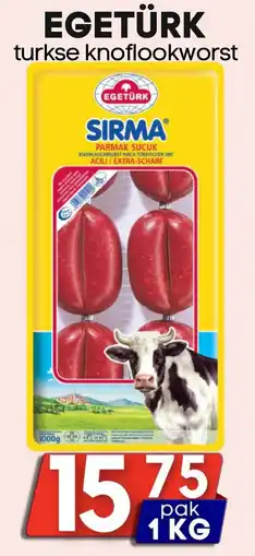 Özbaktat Supermarkt Egetürk turkse knoflookworst aanbieding