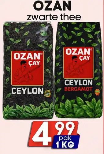 Özbaktat Supermarkt Ozan zwarte thee aanbieding