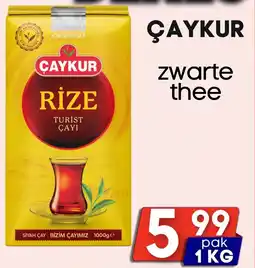 Özbaktat Supermarkt Çaykur zwarte thee aanbieding