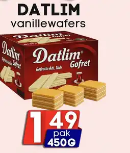 Ă–zbaktat Supermarkt Datlim vanillewafers aanbieding