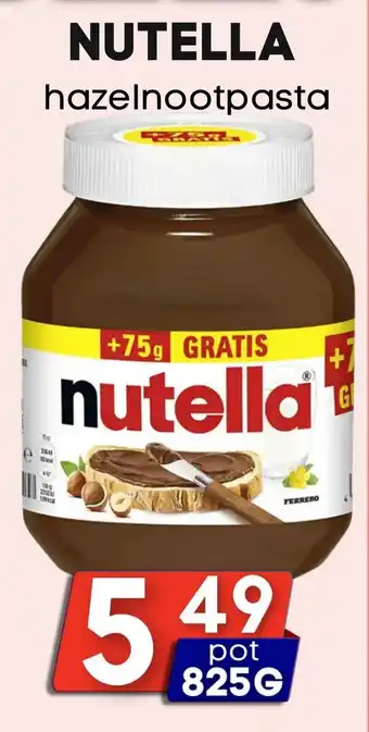 Özbaktat Supermarkt Nutella hazelnootpasta aanbieding