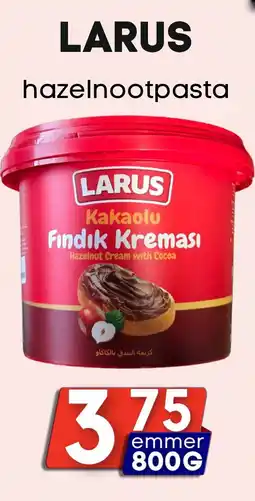 Özbaktat Supermarkt Larus hazelnootpasta aanbieding