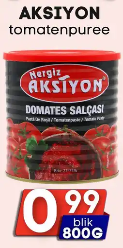 Özbaktat Supermarkt Aksiyon tomatenpuree aanbieding