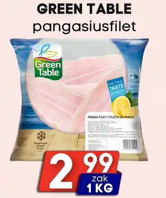 Özbaktat Supermarkt Green table pangasiusfilet aanbieding
