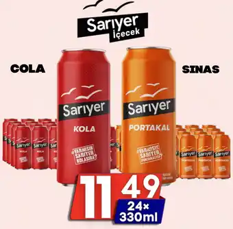 Özbaktat Supermarkt Sarıyer İçecek aanbieding