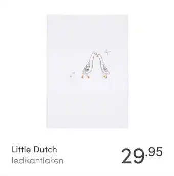 Baby & Tiener Little Dutch ledikantlaken aanbieding