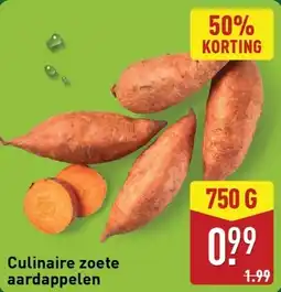 ALDI Culinaire zoete aardappelen aanbieding