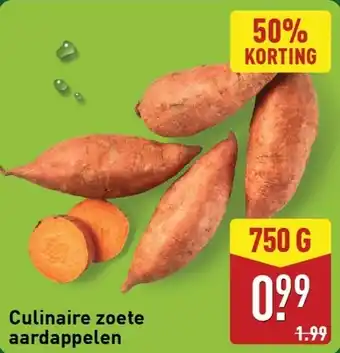 ALDI Culinaire zoete aardappelen aanbieding