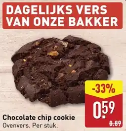 ALDI Chocolate chip cookie aanbieding