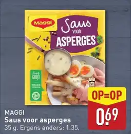 ALDI Maggi Saus voor asperges aanbieding