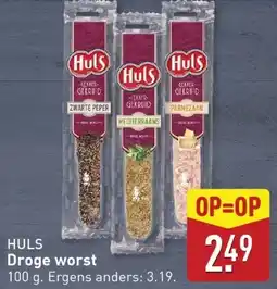 ALDI Huls Droge worst aanbieding