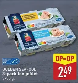 ALDI Golden seafood 3 pack tonijnfilet aanbieding