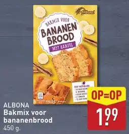 ALDI Albona Bakmix voor bananenbrood aanbieding
