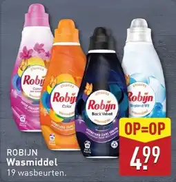 ALDI Robijn wasmiddel aanbieding
