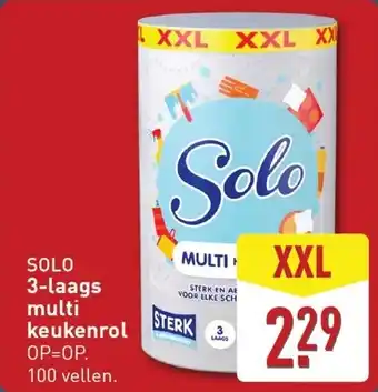 ALDI Solo 3 laags multi keukenrol aanbieding