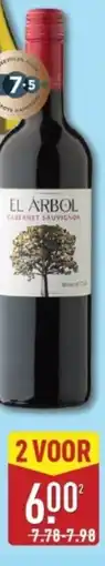 ALDI El árbol cabernet sauvignon aanbieding