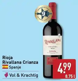 ALDI Rioja rivallana crianza aanbieding