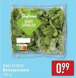 ALDI Daylicious babyspinazie aanbieding