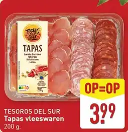 ALDI Tesoros del sur tapas vleeswaren aanbieding