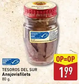 ALDI Tesoros del sur ansjovisfilets aanbieding