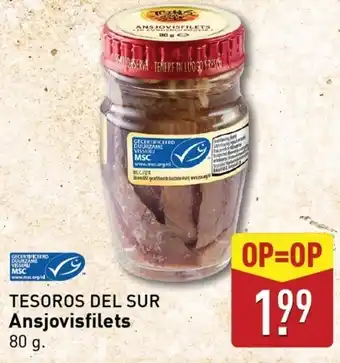 ALDI Tesoros del sur ansjovisfilets aanbieding