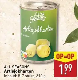 ALDI All seasons artisjokharten aanbieding
