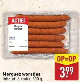 ALDI Merquez worstjes aanbieding