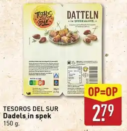 ALDI Tesoros del sur dadels in spek aanbieding