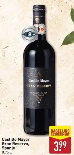 ALDI Castillo Mayor gran reserva spanje aanbieding