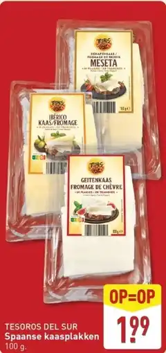 ALDI Tesoros del sur spaanse kaasplakken aanbieding