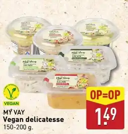 ALDI Mỹ vay vegan delicatesse aanbieding