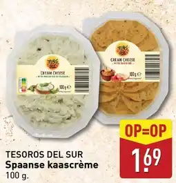 ALDI Tesoros del sur spaanse kaascrème aanbieding