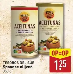 ALDI Tesoros del sur spaanse olijven aanbieding