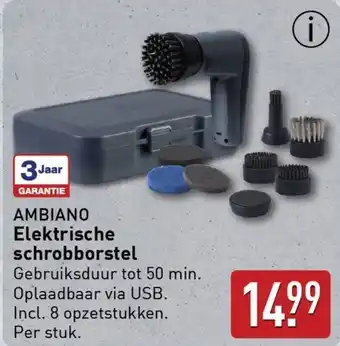 ALDI Ambiano elektrische schrobborstel aanbieding