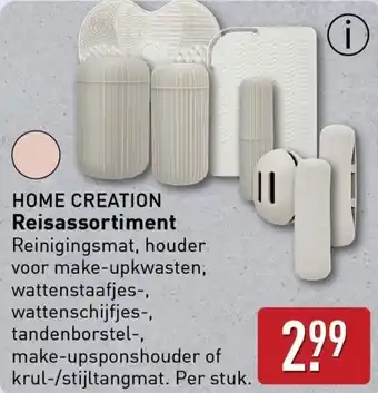 ALDI Home creation reisassortiment aanbieding