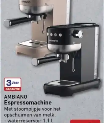 ALDI Ambiano espressomachine aanbieding