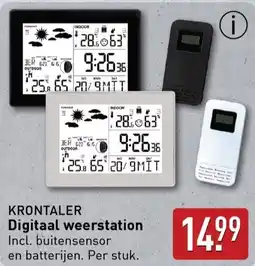 ALDI Krontaler digitaal weerstation aanbieding