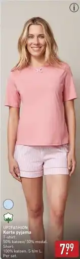 ALDI Up2fashion korte pyjama aanbieding