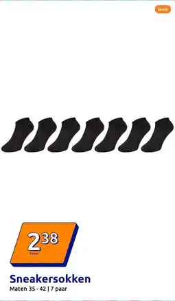 Action Sneakersokken aanbieding