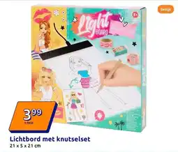 Action Lichtbord met knutselset aanbieding